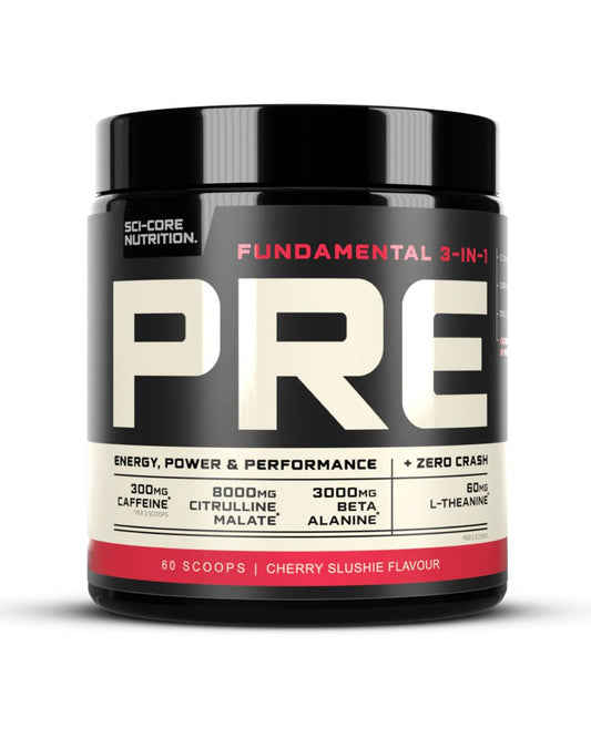 PRE | Fundamental 3-in-1 Pre-workout 300g | 60 scoops