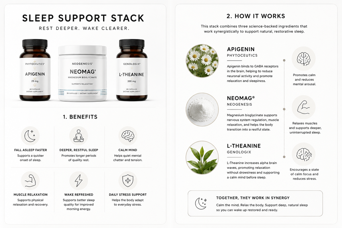 The Ultimate Sleep Support Stack