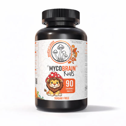 MycoBrain KIDS Chew Tablets Lions Maine Tangerine