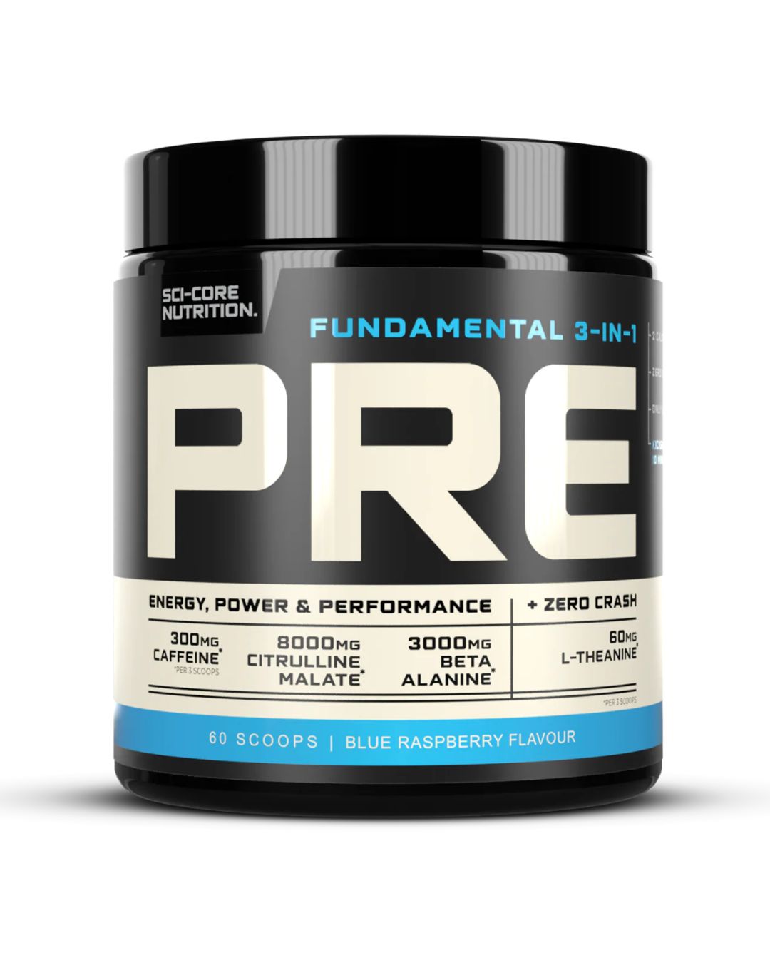 PRE | Fundamental 3-in-1 Pre-workout 300g | 60 scoops