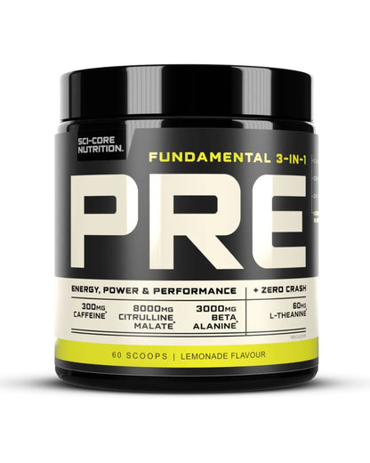 PRE | Fundamental 3-in-1 Pre-workout 300g | 60 scoops