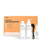 andSons Intense Hair Growth Kit with shampoo, conditioner, and other products on a white background