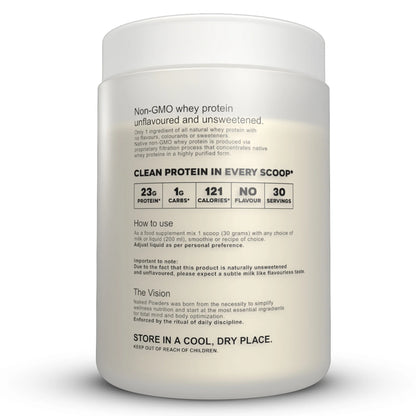 Naked Natural Whey Protein | 900g (30 Servings)